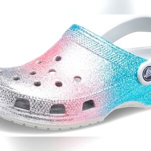 Multi Color/Glitter Crocs Toddler 13C